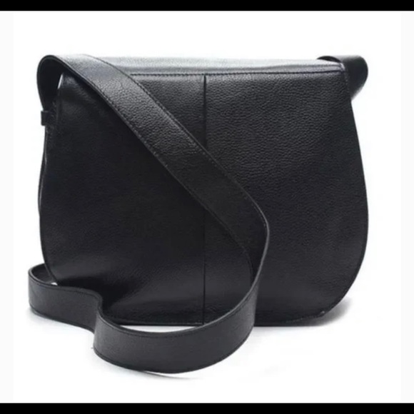 Violetta A2 Pebbled Leather Crossbody Bag Black - Picture 4 of 6